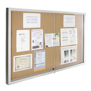 Tableau Liège 60x40cm ALLboards Avec Cadre Bois - Tableau D'Affichage, Tableau à Épingles Pour Bureau Ou Maison